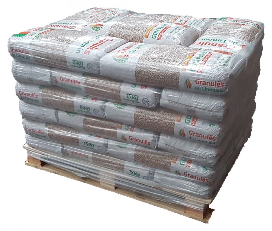 Granulés bois demi palette